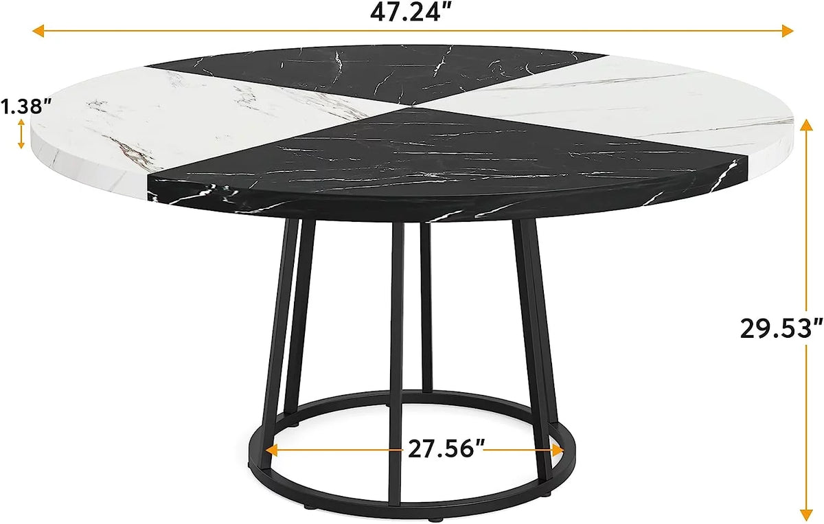 Round Dining Table for 4 People Y716397