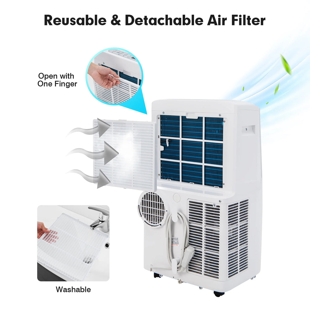 8800 BTU 4-in-1 Portable Air Conditioner D16540