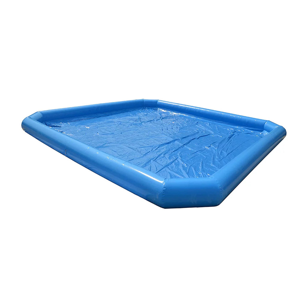 Large Inflatable PVC Square Swimming Pool 23x23x1.8ft B805