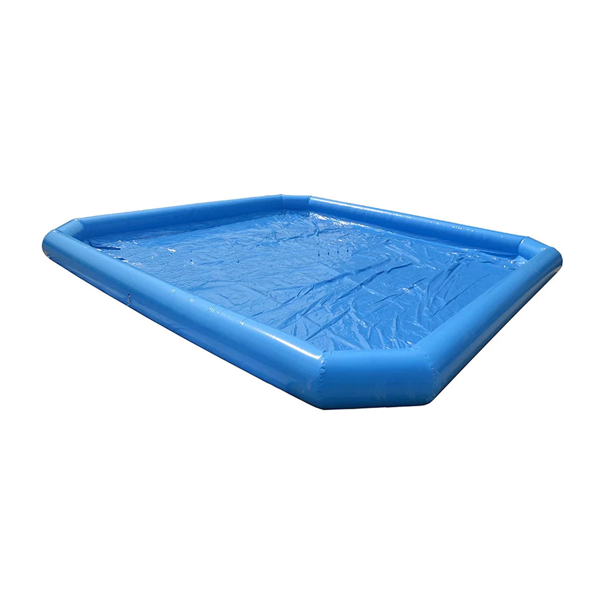 Large Inflatable PVC Square Swimming Pool 23x23x1.8ft B805