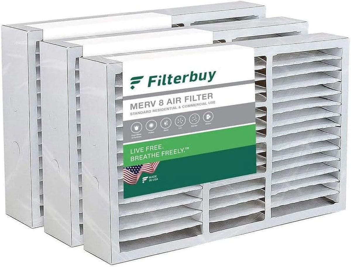 16x25x5 MERV 8 Pleated HVAC Air Filters (3-Pack) K358153