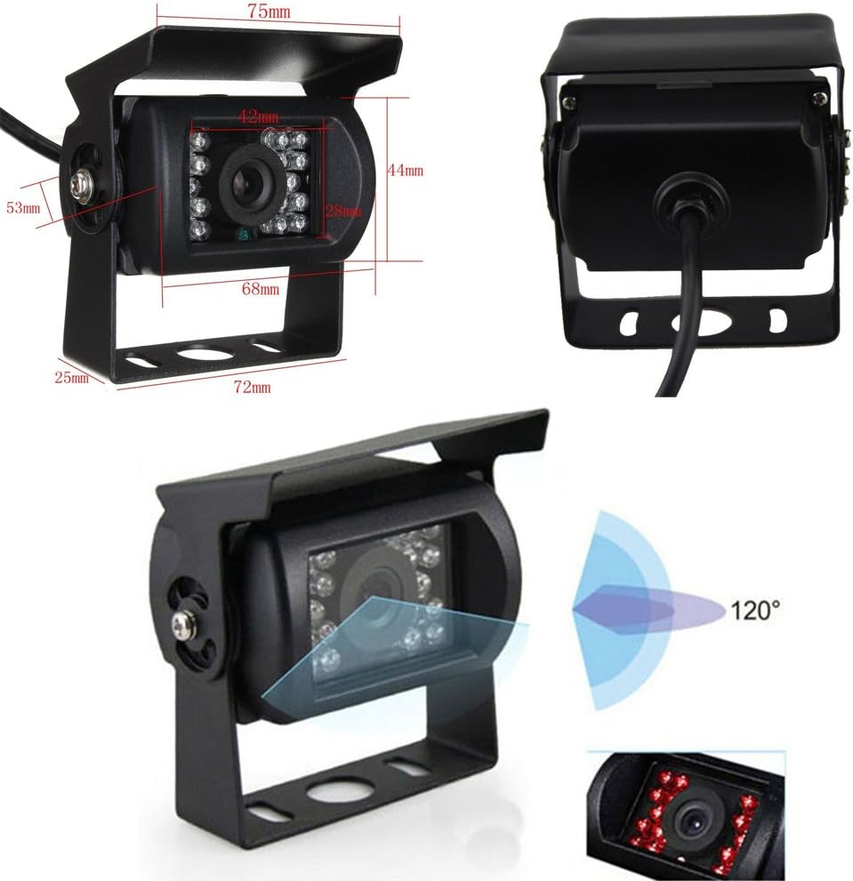 9'' Quad Split Screen HD Backup Camera System D169