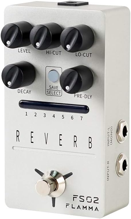 Cabinet Simulator Stereo Guitar Pedal with 11 Built-in Effects I132
