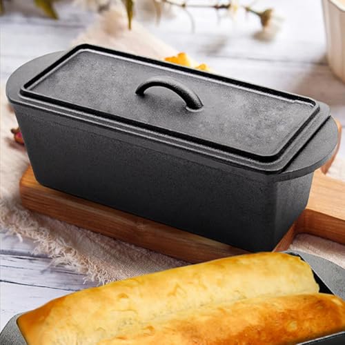 Cast Iron Bread Loaf Pan with Lid 13x5 inches Z920
