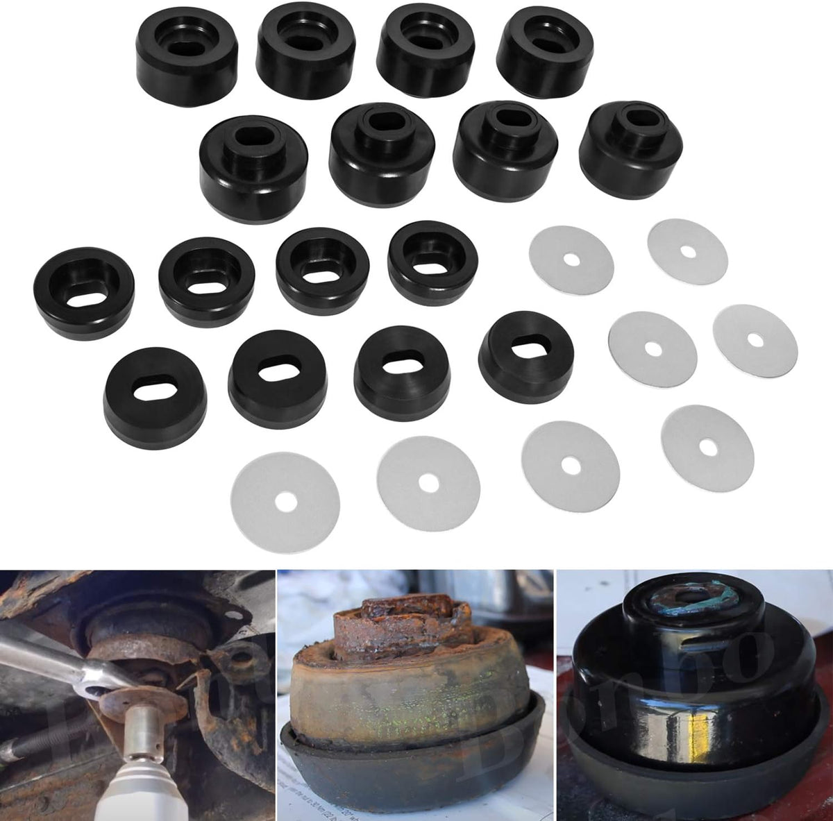 Body & Cab Mount Bushing Kit 16 Pcs Pack of 2 B183482
