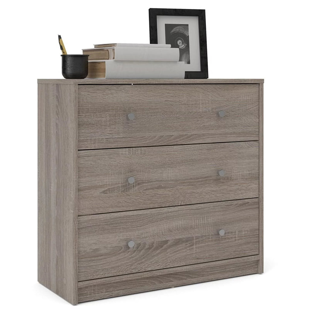 White 3 Drawer Dresser U92044