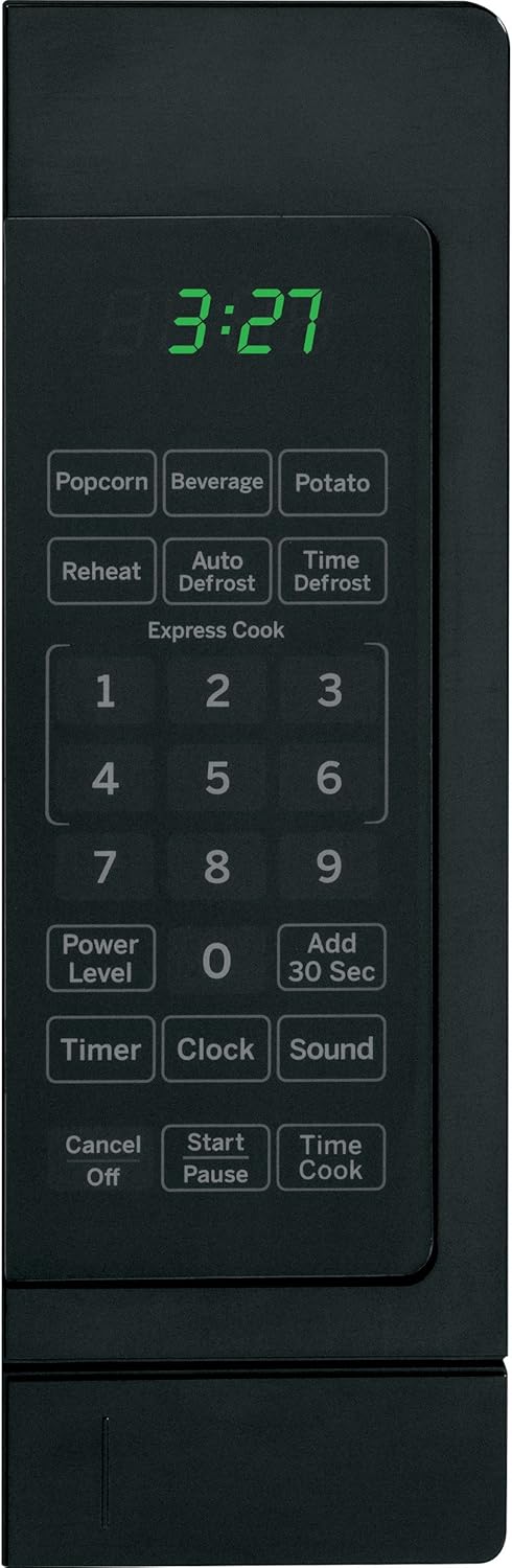 0.7 Cu Ft 700 Watts Black Microwave Oven C458444