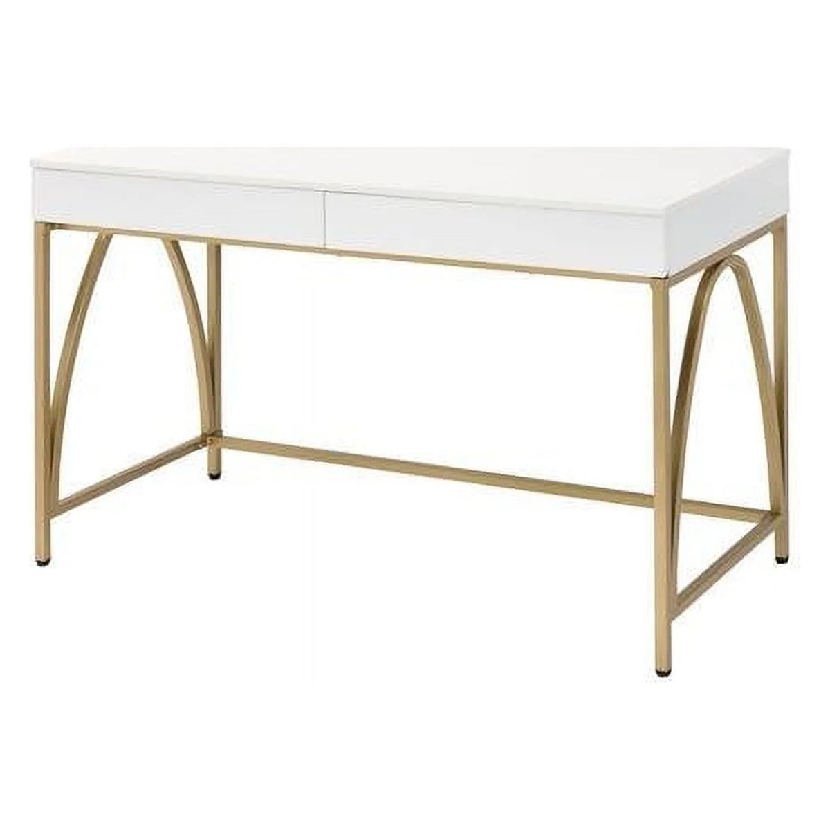 Rectangular Wooden Desk with 2 Drawers R9963