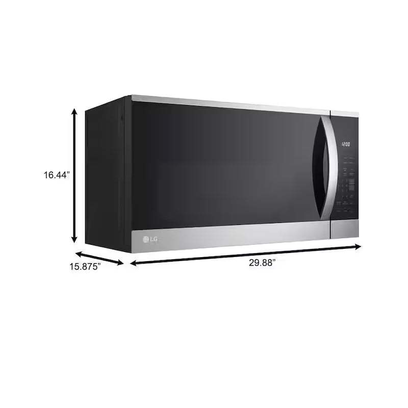 30 in. W Smart Over the Range Microwave Oven 1000-Watt E827