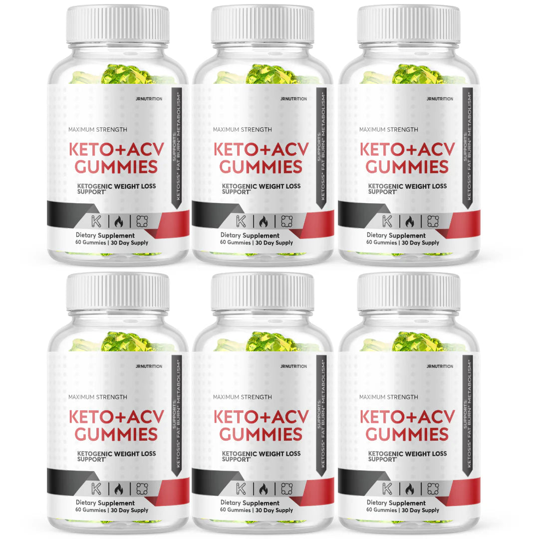 Keto ACV Gummies 6 Bottles F86694