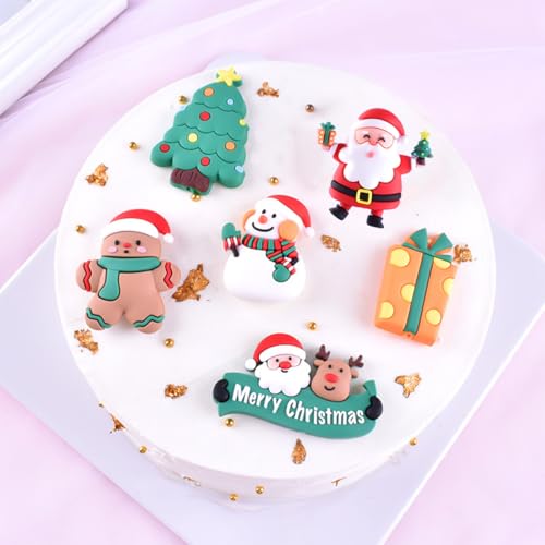 12pcs Christmas Cake Topper E260