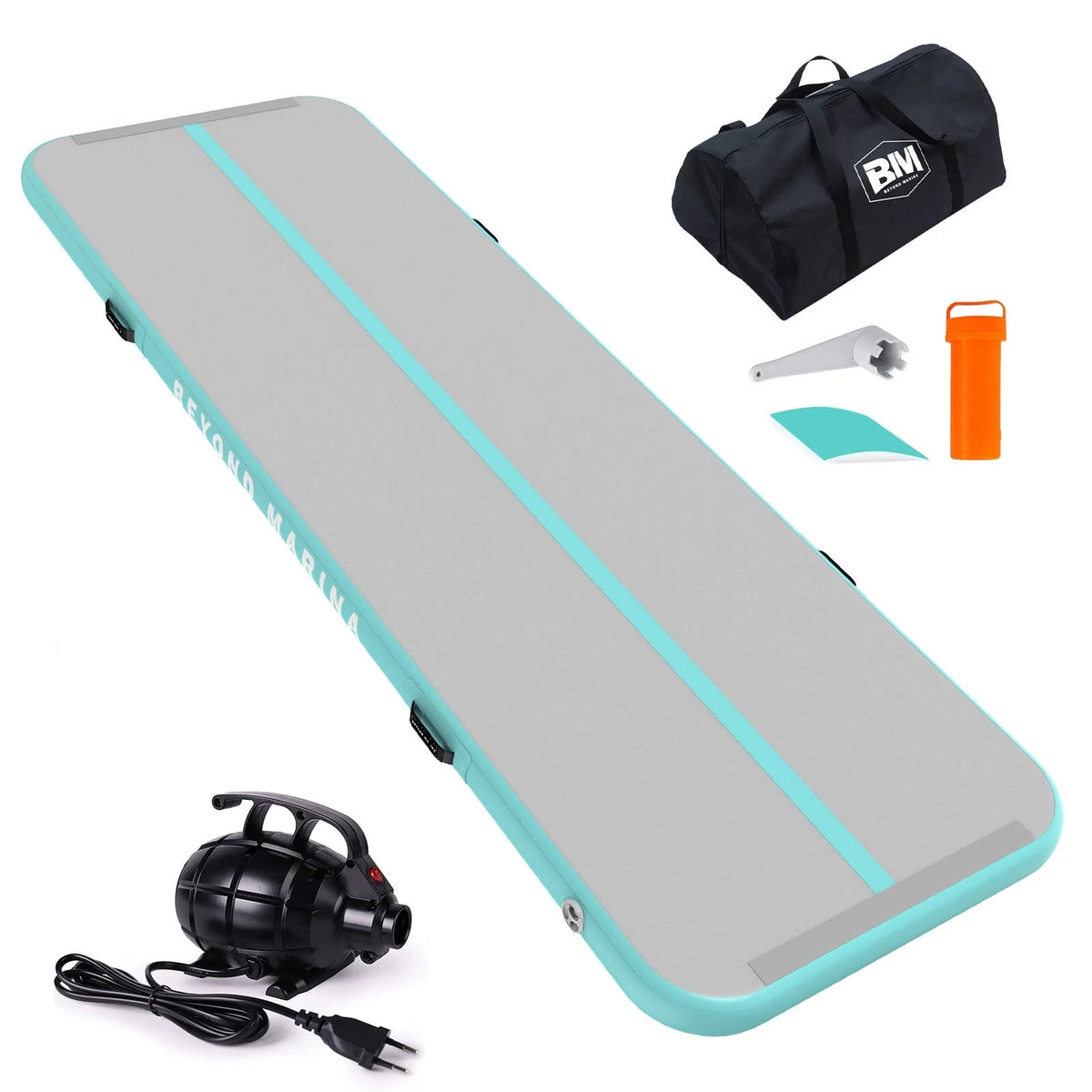 Inflatable Air Tumble Track Gymnastics Tumbling Mat 4in Thick B1298