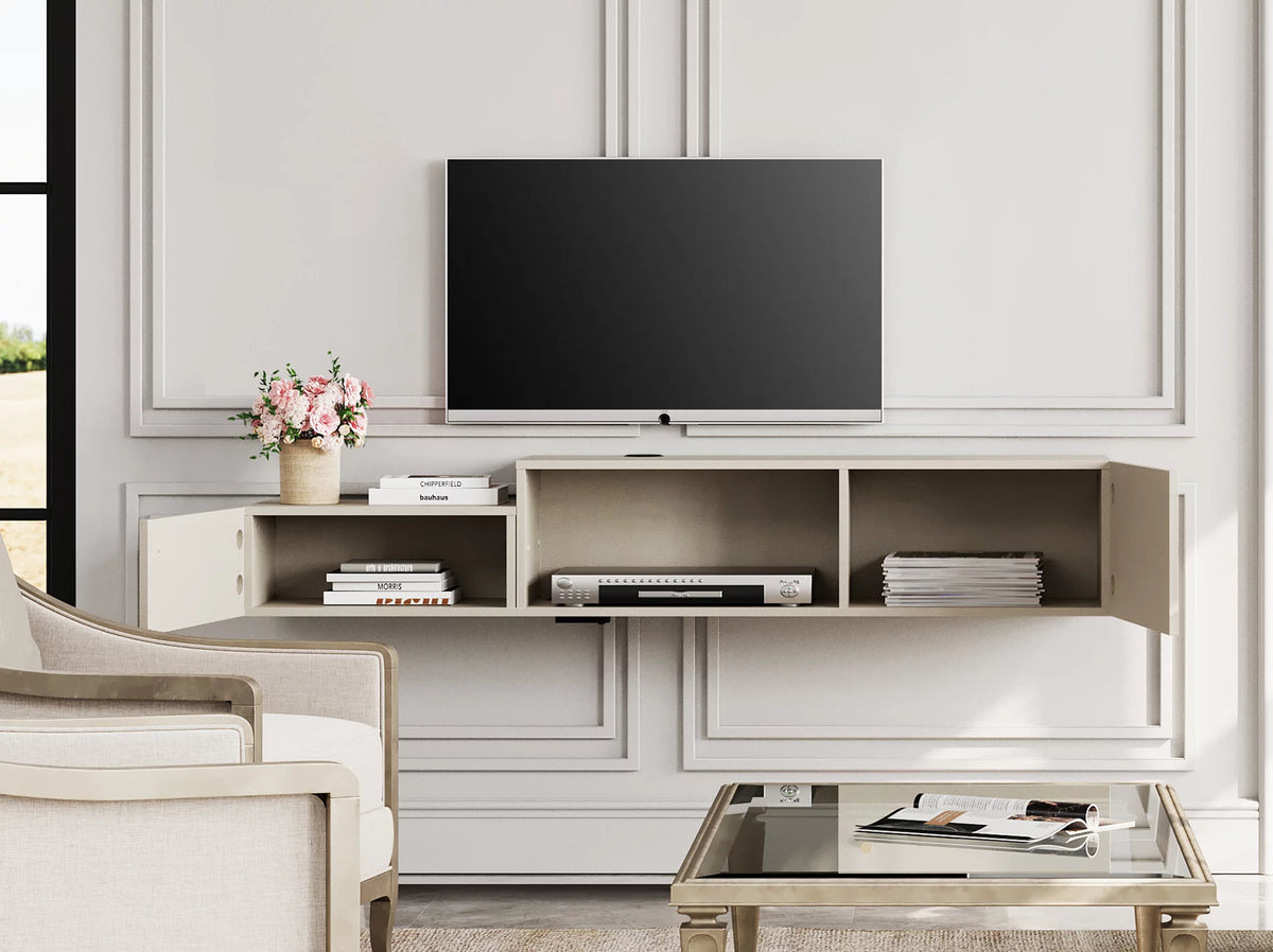 59'' Floating TV Stand with Charging Station H71686