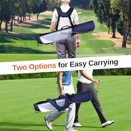 Lightweight Golf Stand Bag with 4-Way Dividers and Dual Straps M35168