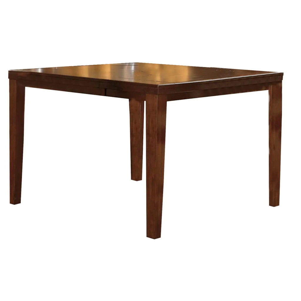 Wooden Counter Height Table with Butterfly Extendable Leaf A396880