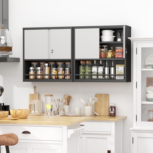 Metal Garage Storage Cabinet with Wheels and Lock S352
