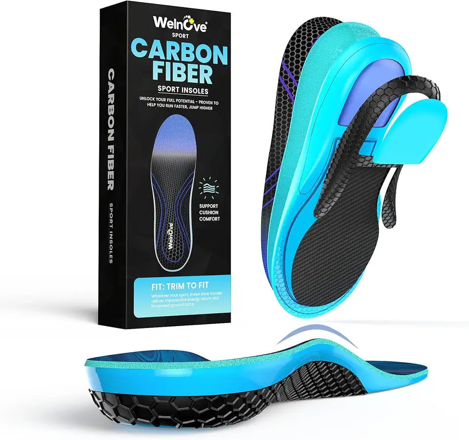 Black Carbon Fiber Shoe Insert Y414027