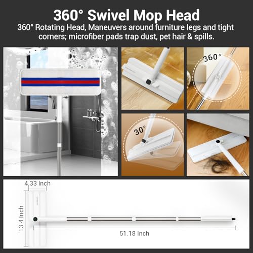 Mop and Bucket Set with Dirty Water Tank F300