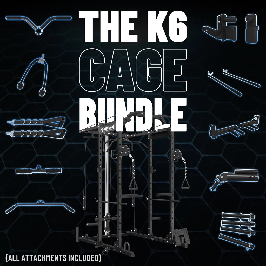 Power Rack Cage with Cable Crossover Machine A18007