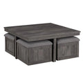 Rustic Brown 6 Piece Coffee Table Set G109385