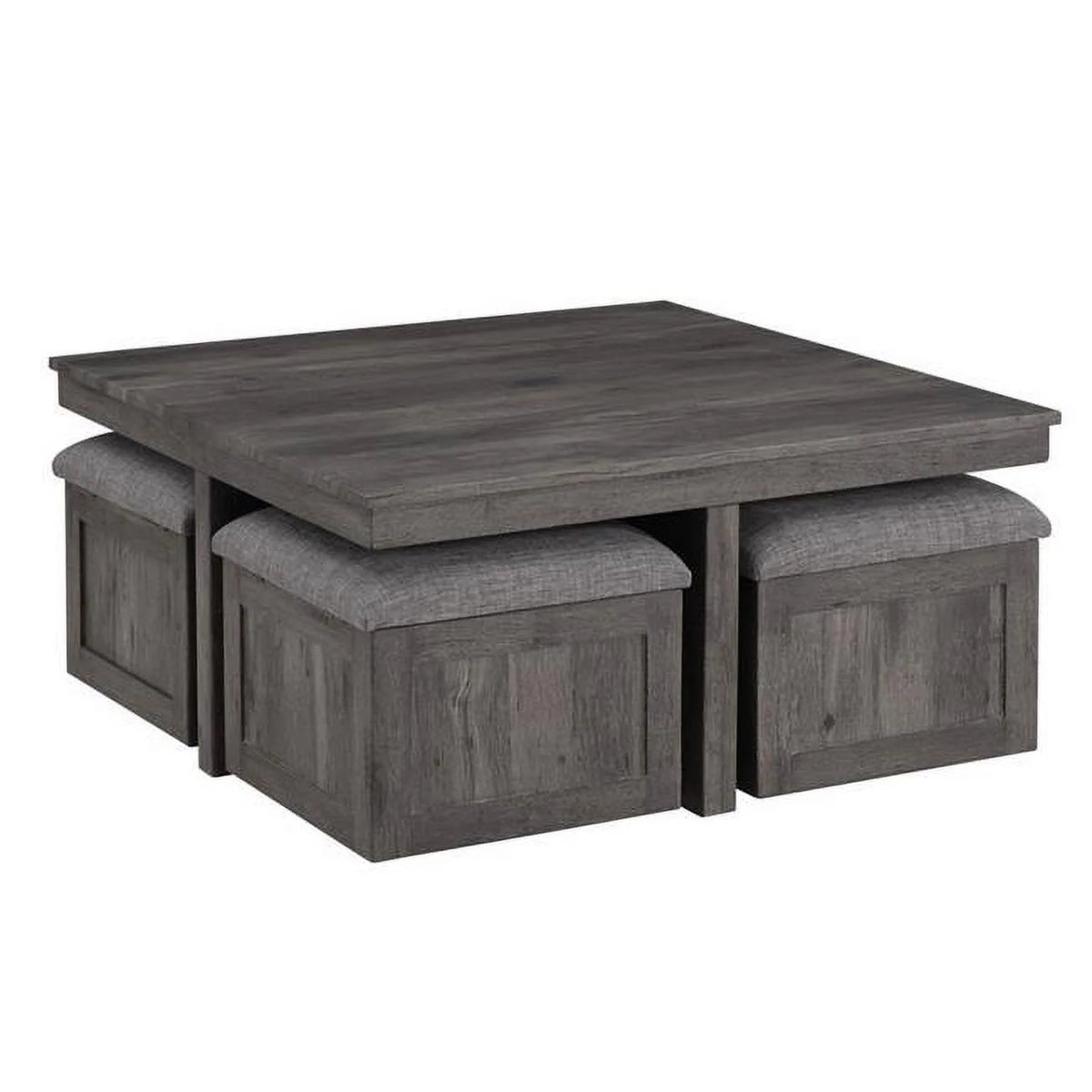 Rustic Brown 6 Piece Coffee Table Set G109385