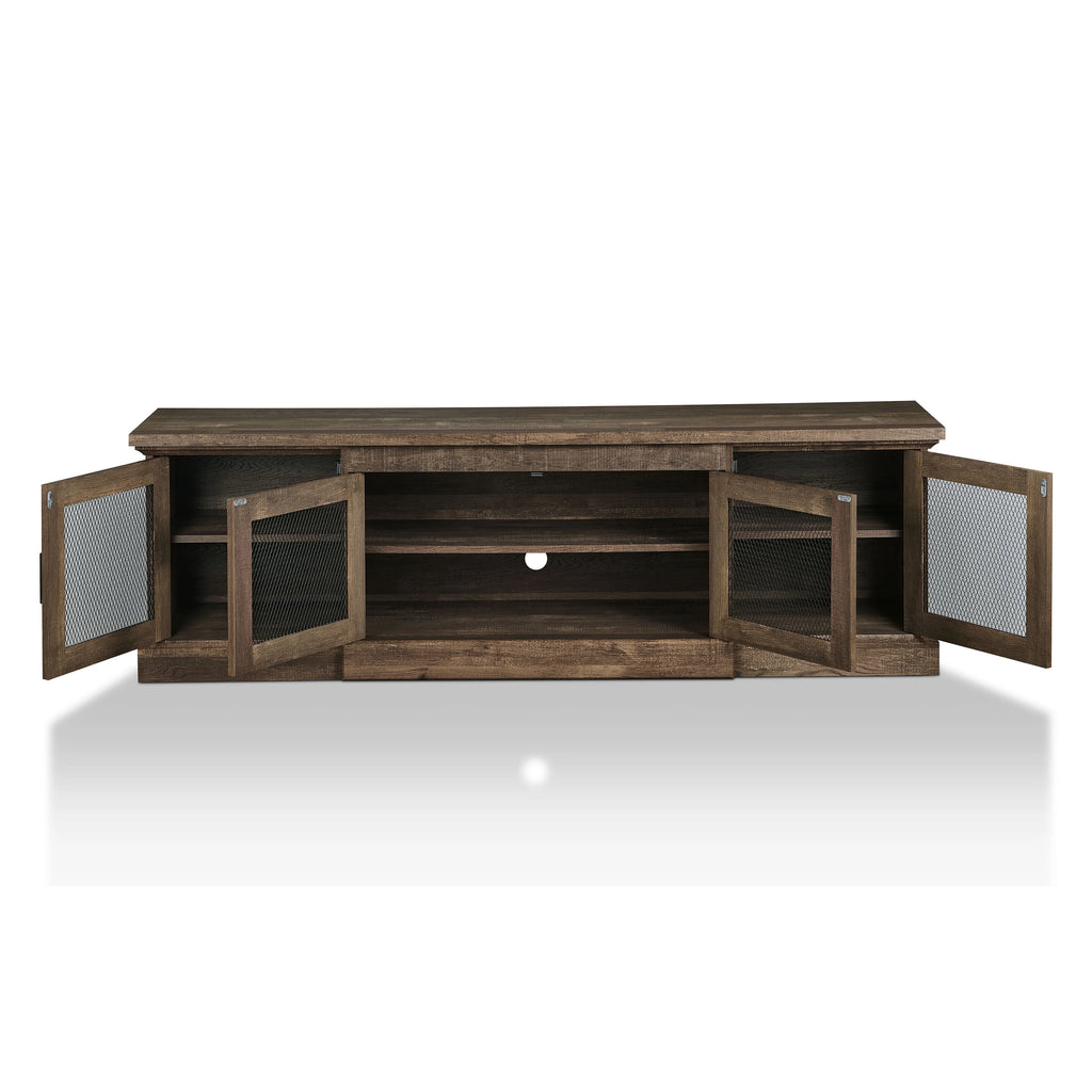 6 Shelf Rustic TV Stand J7726