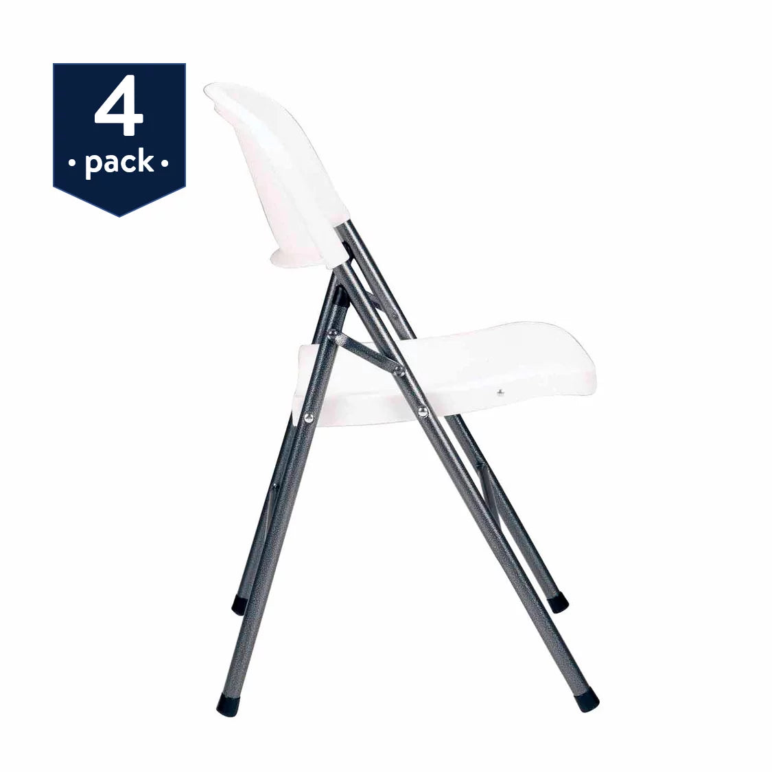White Resin Folding Chair 4-Pack N930134