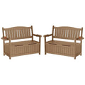 Grey HIPS Outdoor Storage Bench E4471