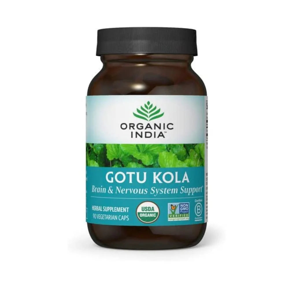 90 Capsules Organic Gotu Kola Herbal Supplement Y2806