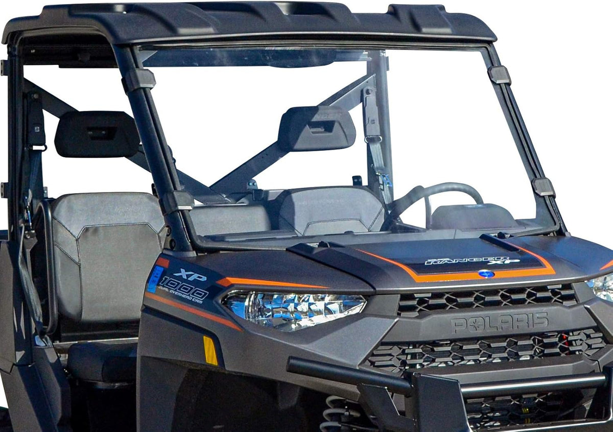 Clear Scratch Resistant Full Windshield for Polaris Ranger XP 1000 / Crew Y910729