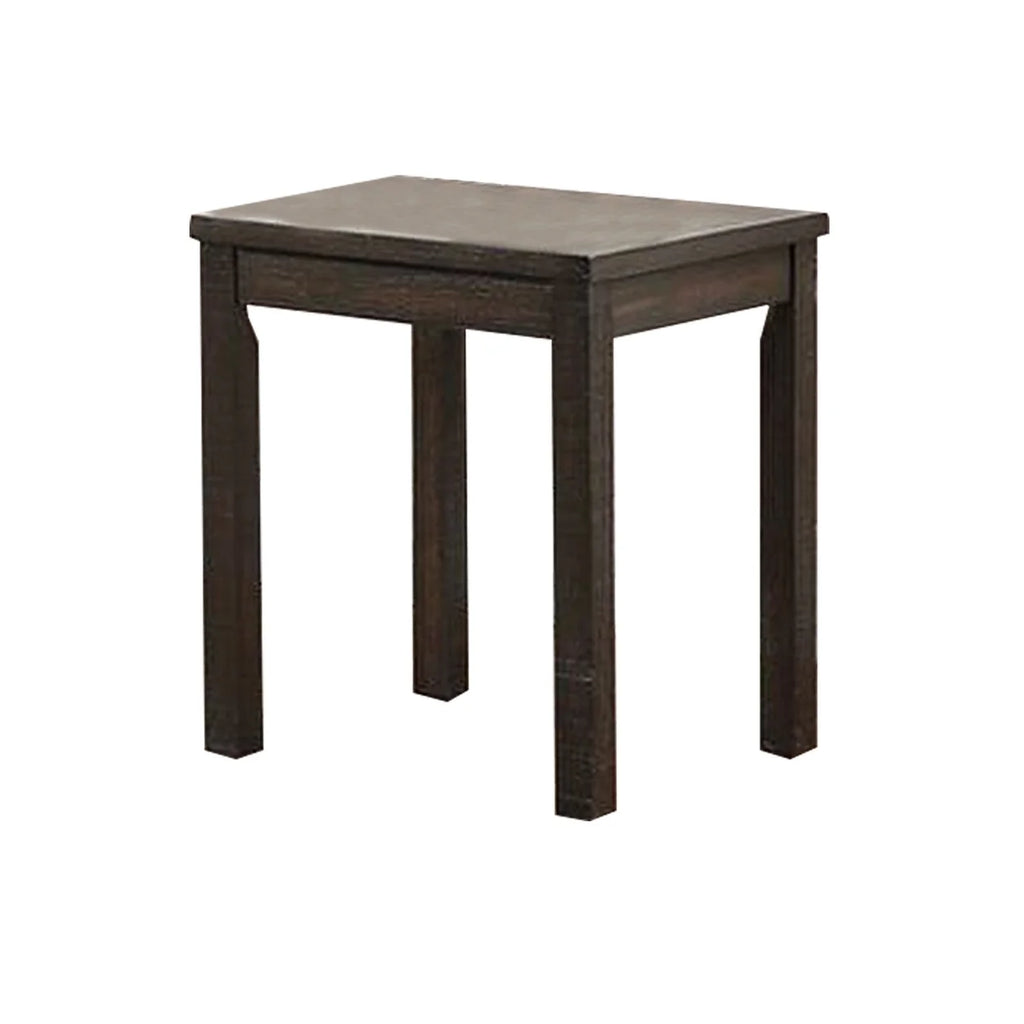 3 Piece Coffee Table and End Table Set Dark Brown M5645