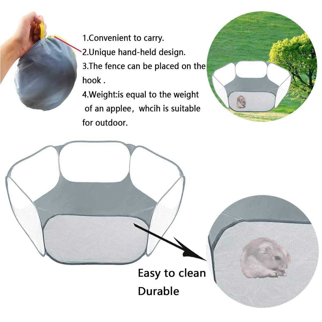 Breathable Transparent Pet Playpen V918