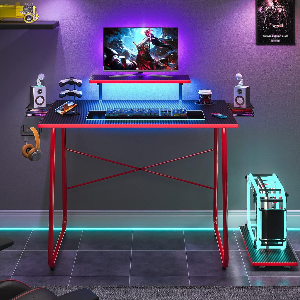Gaming Desk with LED Light U704