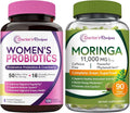 Moringa 11,000 mg 90 Caps and Women’s Probiotic 120 Caps U373