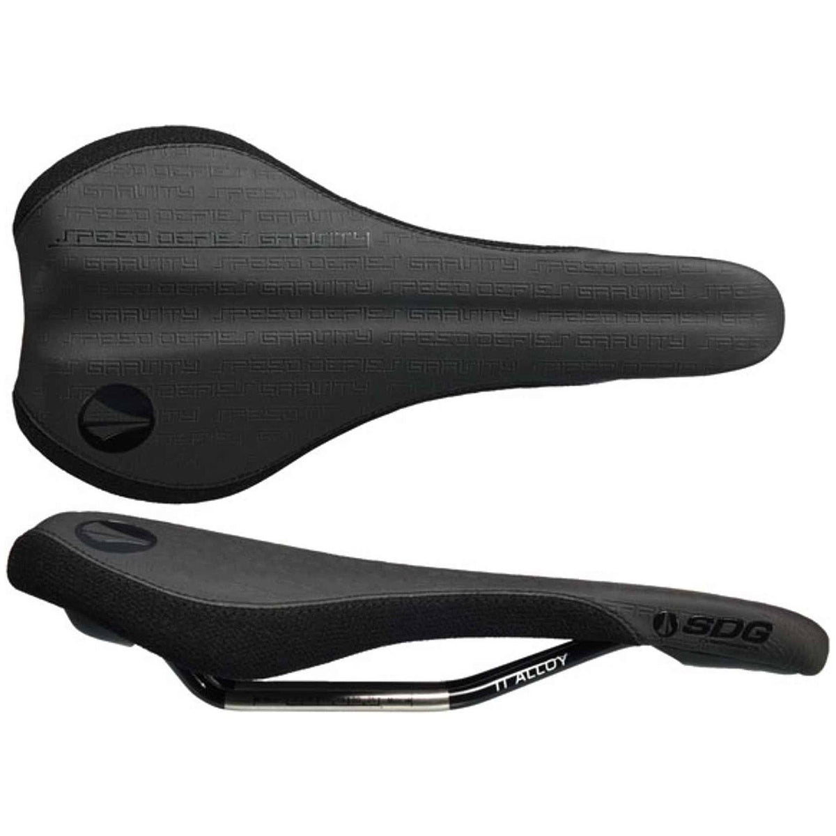 Black Ti-Alloy Rails Saddle G17618