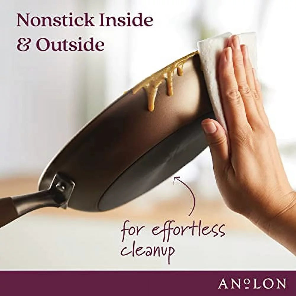 Hard-Anodized Non-stick 4-Quart Covered Square Saute D92412
