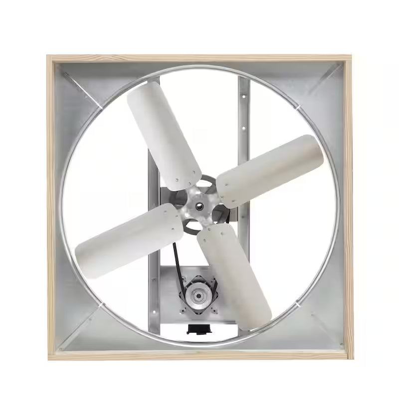 30 in. Belt Drive Whole House Fan with Shutter J119603