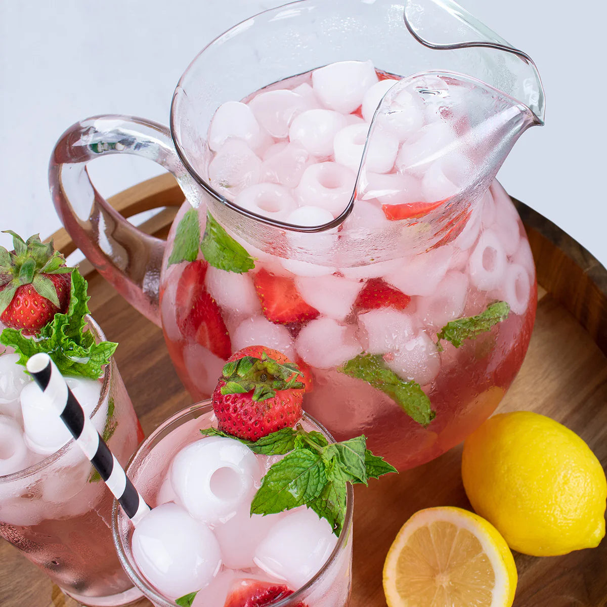 Pink Portable Countertop Ice Maker Machine T97238