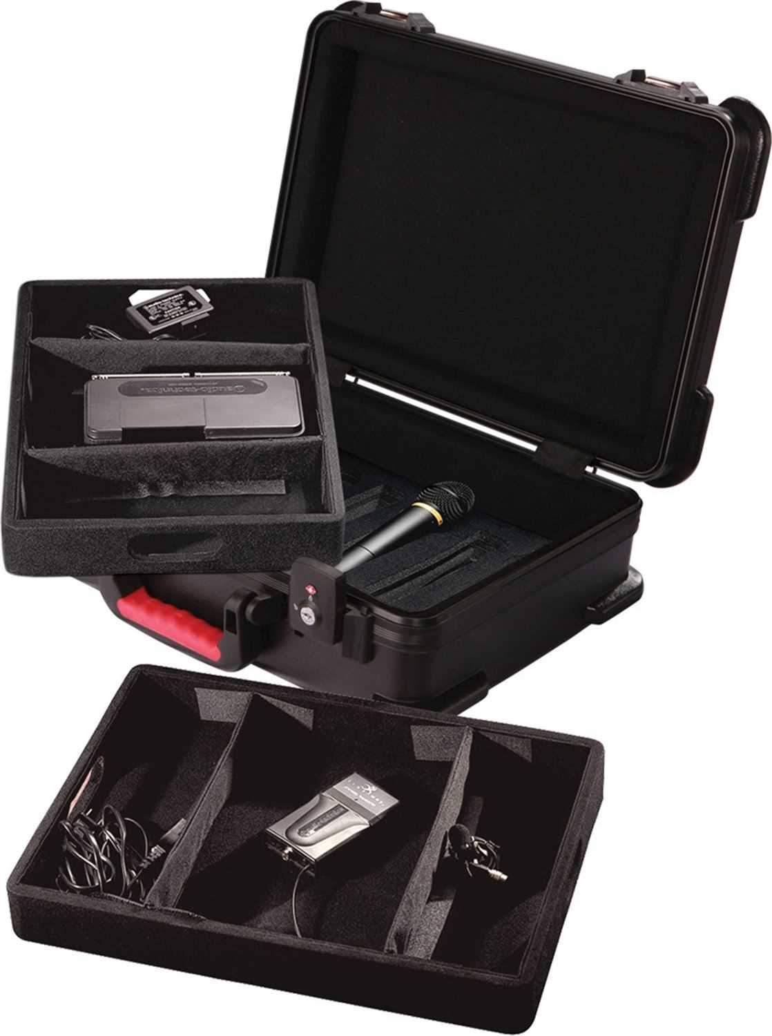 Molded Case for 7 Wireless Mics L28616