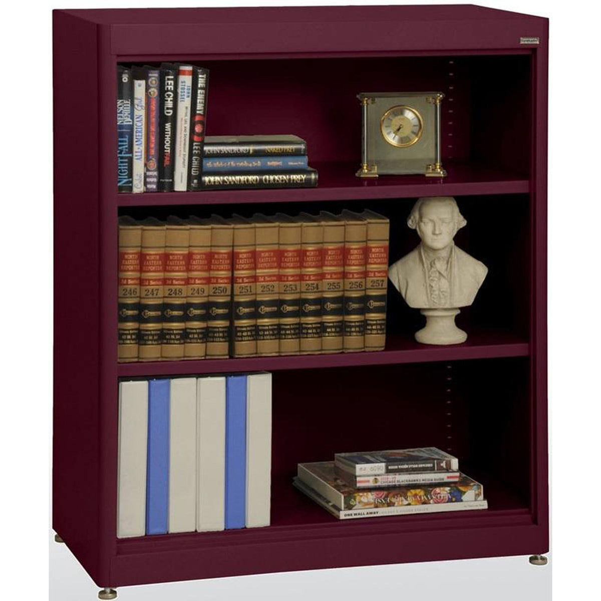 Burgundy Standard Bookcase H410932