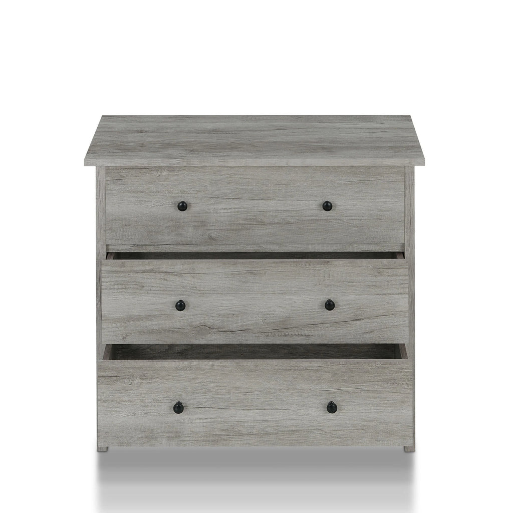 Contemporary 56-inch Wide 3-Drawer Dresser G707