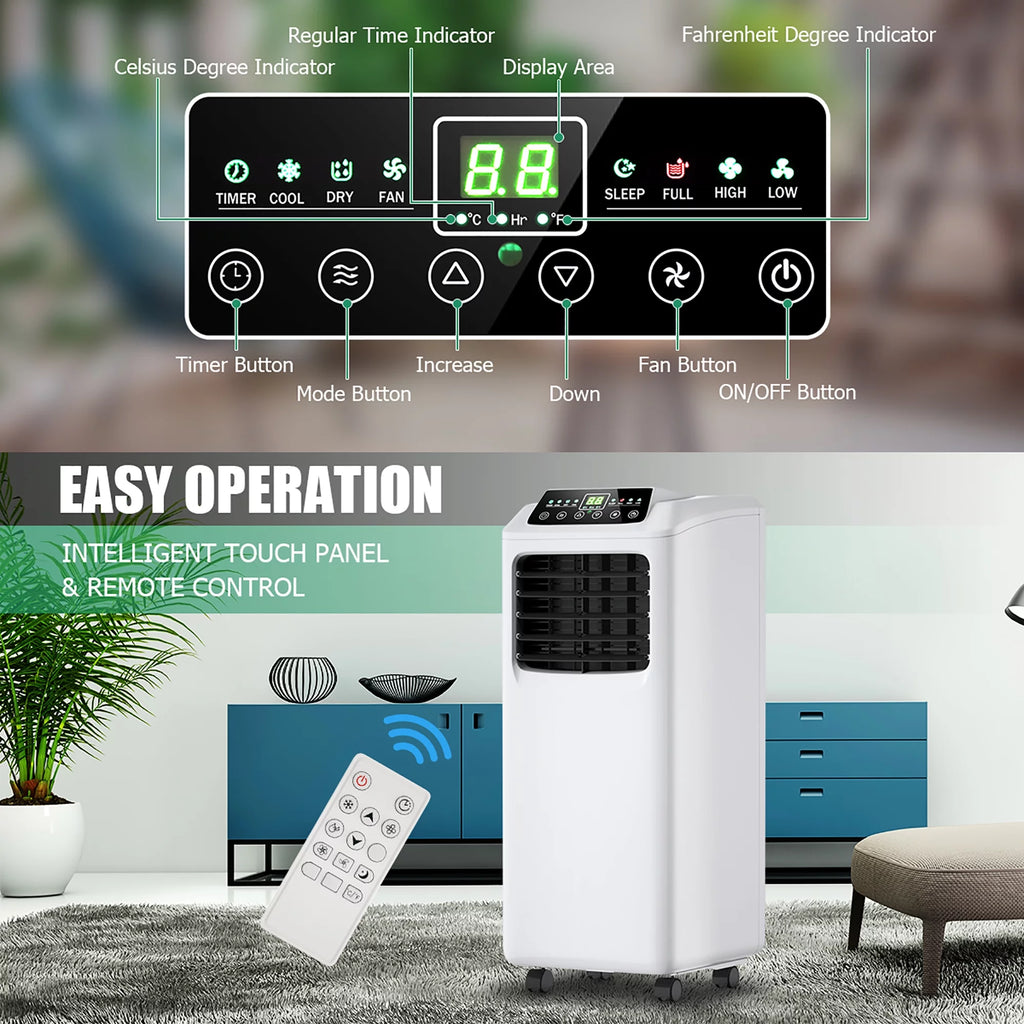 5500 BTU Portable Air Conditioner & Dehumidifier with Window Kit I416