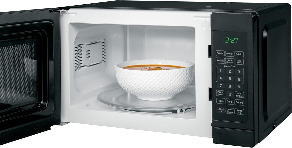 0.7 Cu Ft 700 Watts Black Microwave Oven C458444