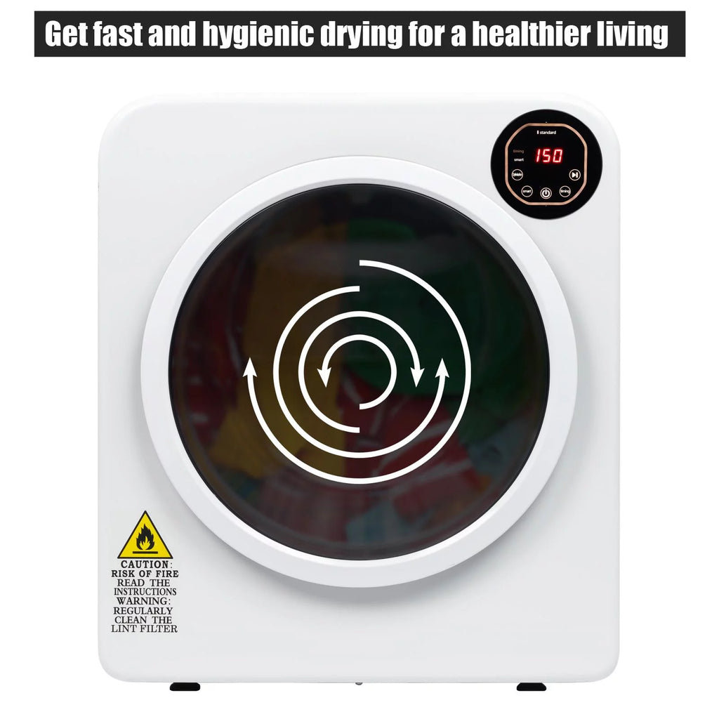 3.5 cu. ft. Portable Electric Stainless Steel Dryer T374027