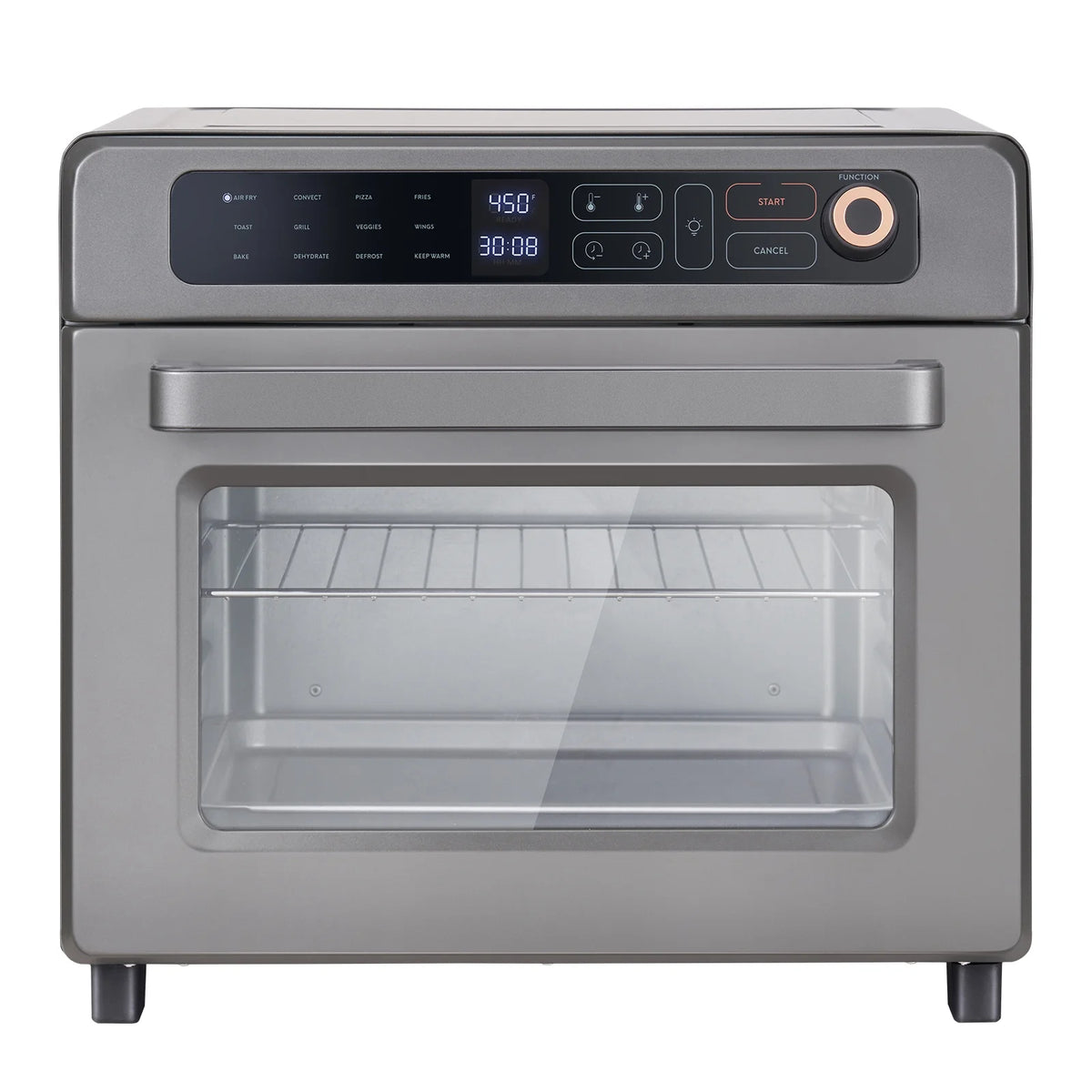 12-IN-1 1700W Air Fryer Toaster Oven 25L Stainless Steel Convection Oven V801