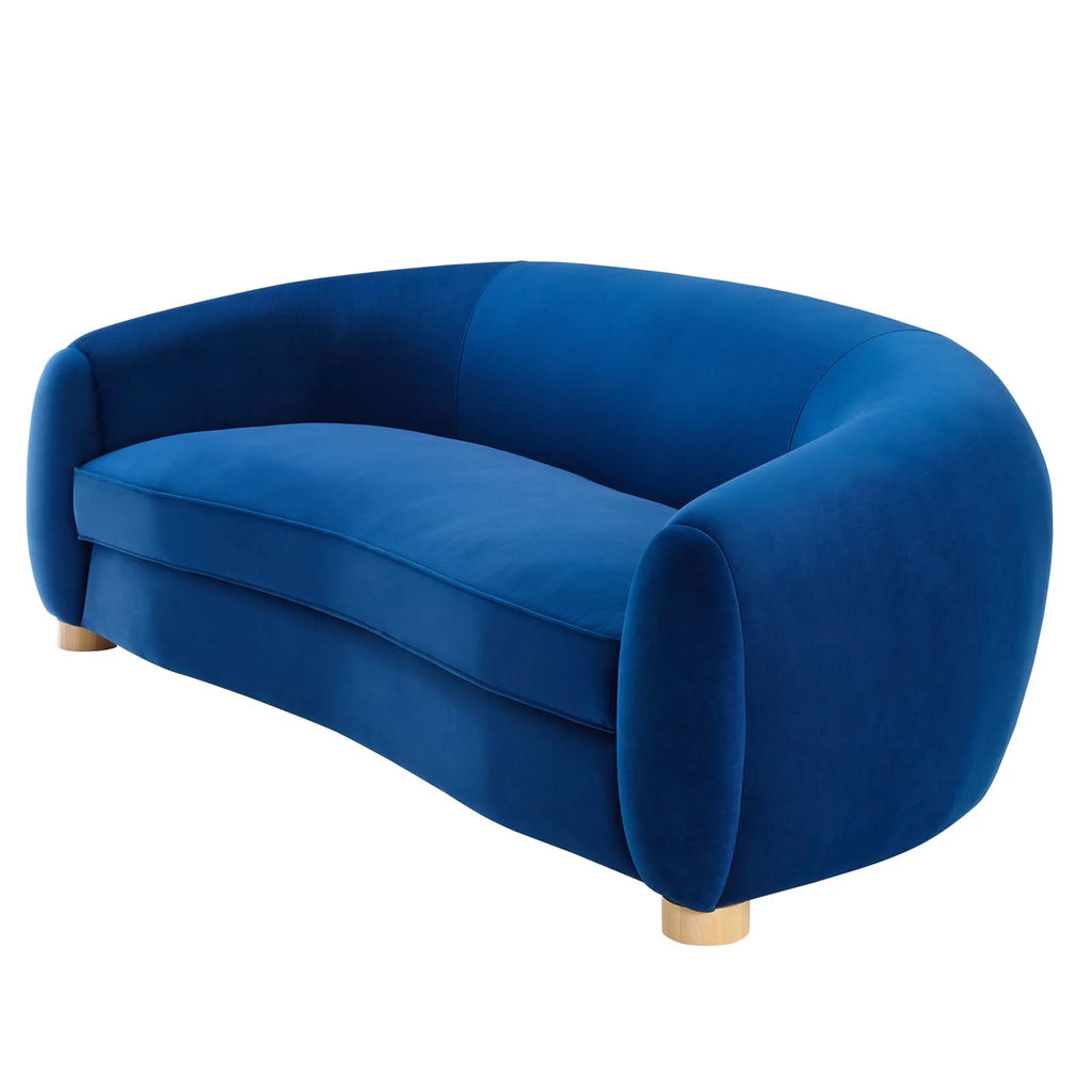 Blue Velvet Sofa N40471