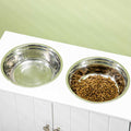Large Elevated Dog Bowls with Storage Cabinet Y4753