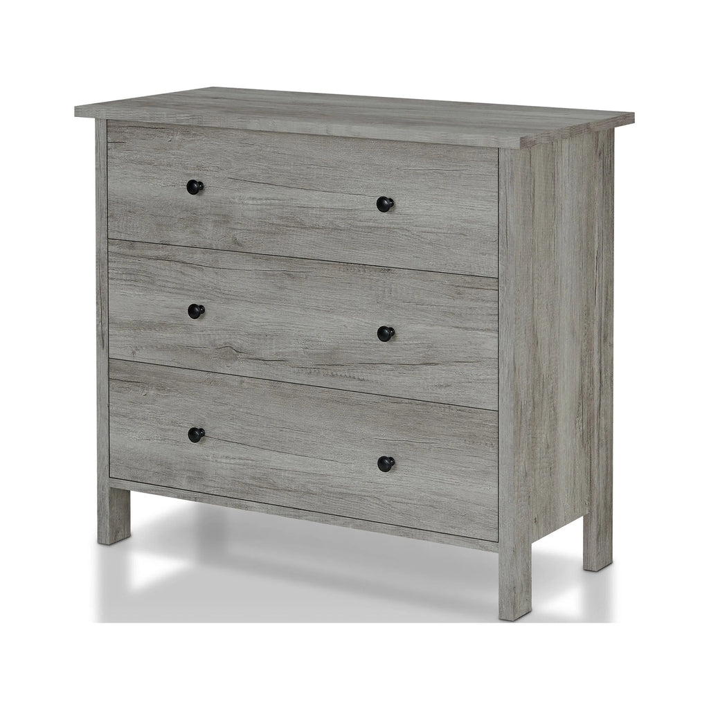 Contemporary 56-inch Wide 3-Drawer Dresser G707
