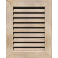 Vertical Gable Vent Unfinished Functional S349