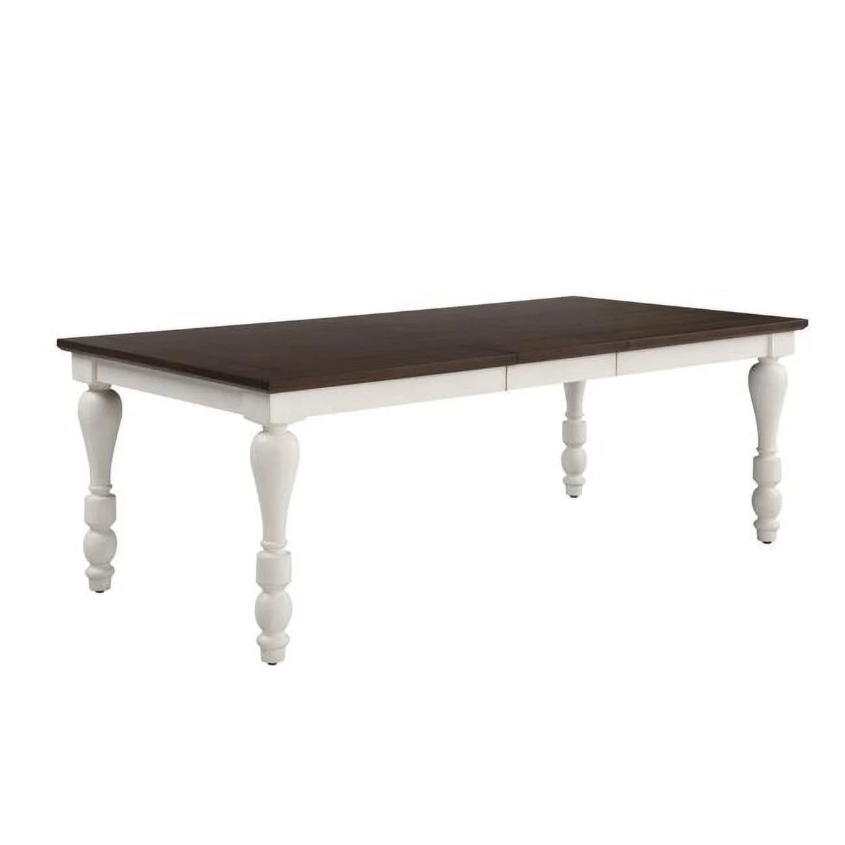 Brown Wood Dining Table with Extension Leaf M35994